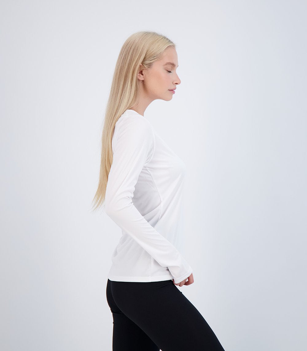 Bonita Ladies Long Sleeve V Neck (58127)