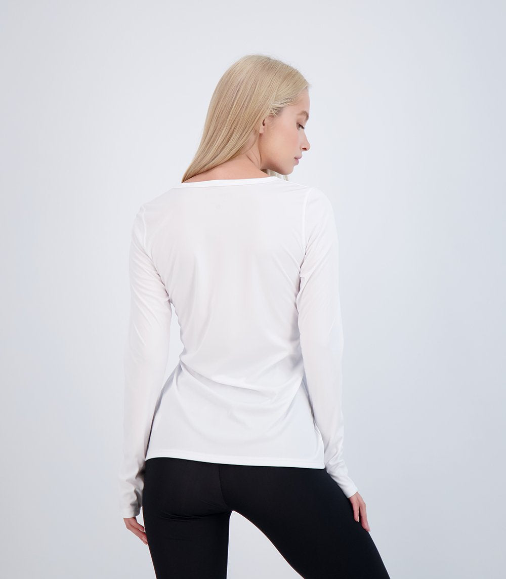 Bonita Ladies Long Sleeve V Neck (58127)