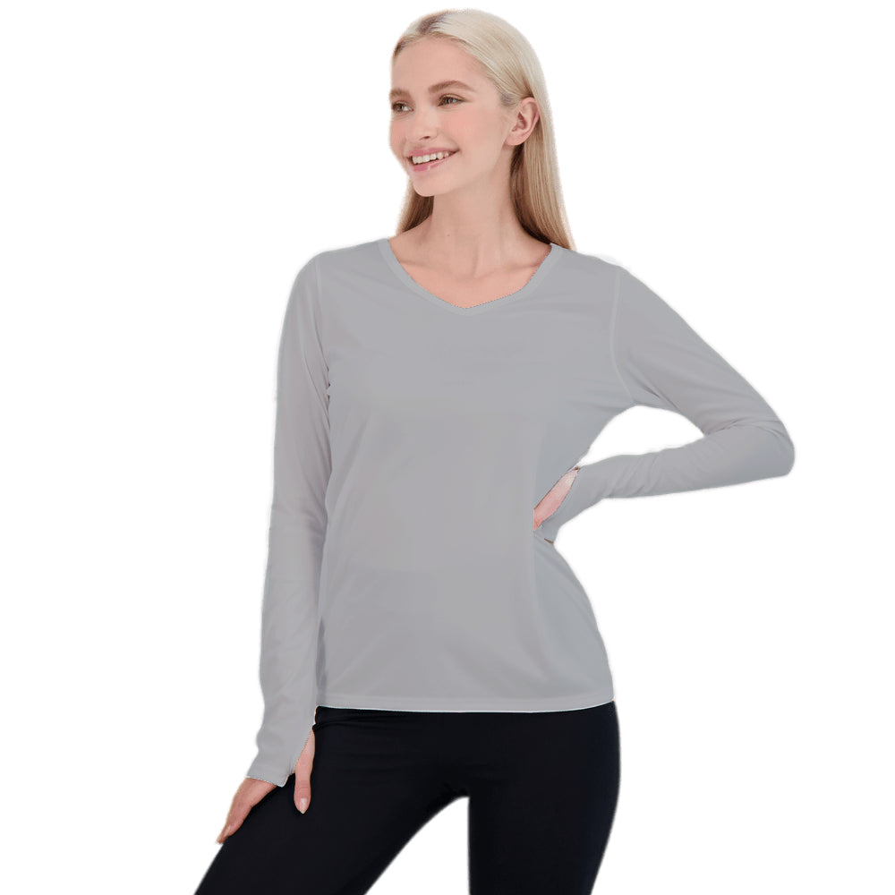 Bonita Ladies Long Sleeve V Neck (58127)