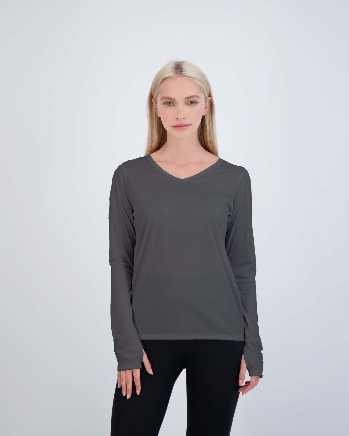 Bonita Ladies Long Sleeve V Neck (58127)