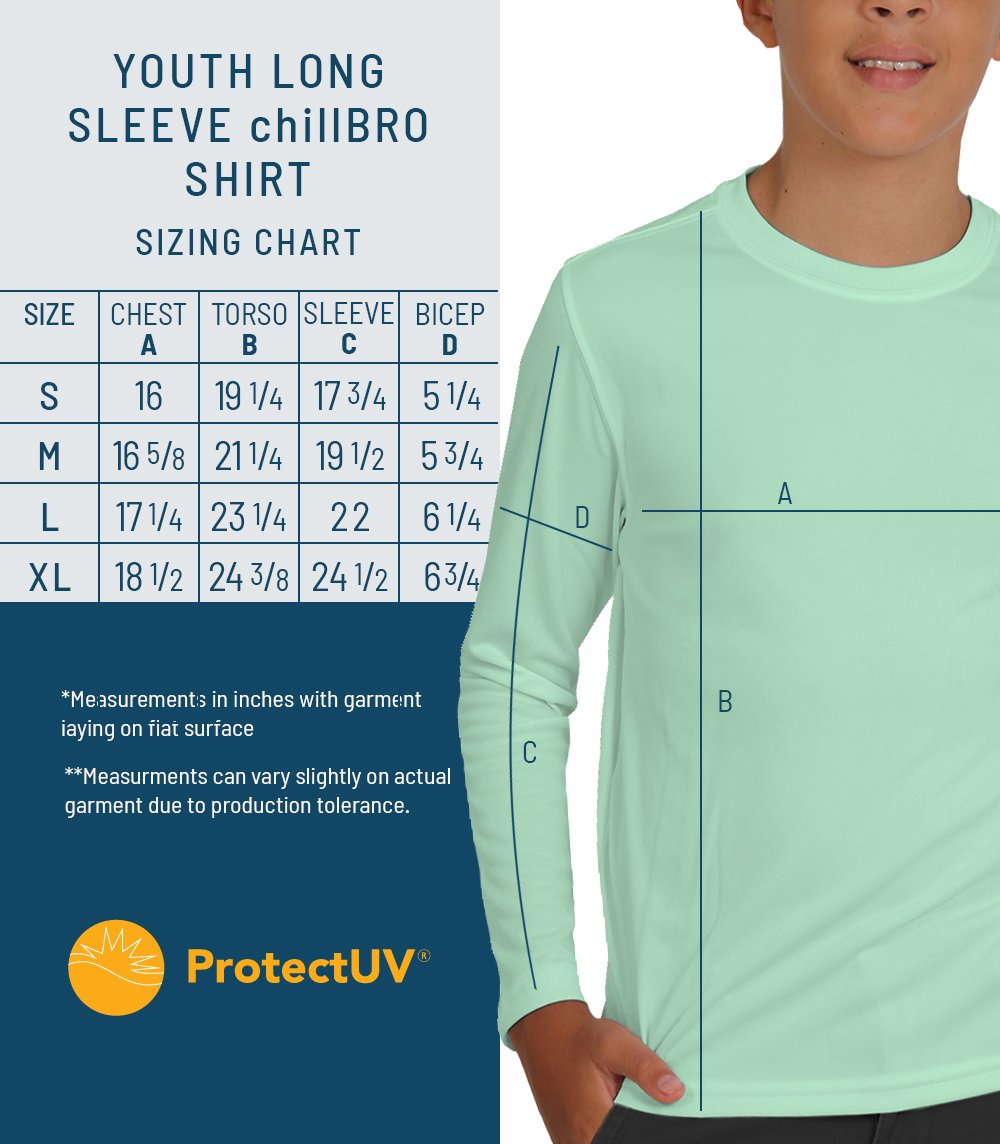 chillBRO® by Denali: Youth Long Sleeve Sun Protective Shirt (623187)